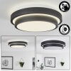 Subles Ceiling Light LED black, white, 1-light source, Motion sensor