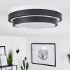 Subles Ceiling Light LED black, white, 1-light source, Motion sensor