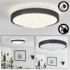 Subles Ceiling Light LED black, white, 1-light source, Motion sensor