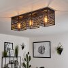 Cire Ceiling Light black, 3-light sources