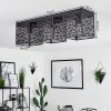 Cire Ceiling Light black, 3-light sources