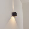 Tamarin Outdoor Wall Light LED black, 2-light sources