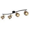 Globo INDIANA Ceiling Light black, 4-light sources