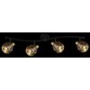 Globo INDIANA Ceiling Light black, 4-light sources