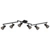 Globo CLAUDE Ceiling Light black, 6-light sources