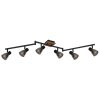 Globo CLAUDE Ceiling Light brown, black, 6-light sources
