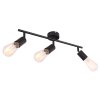 Globo MARTHA Ceiling Light black, 3-light sources