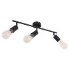 Globo MARTHA Ceiling Light black, 3-light sources