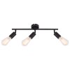 Globo MARTHA Ceiling Light black, 3-light sources