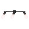 Globo MARTHA Ceiling Light black, 3-light sources