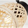 Brilliant Elize ceiling spotlight black, 2-light sources