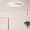 Brilliant Alson Ceiling Light LED brown, white, 1-light source, Remote control