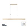 Paul Neuhaus PURE-MOTO Pendant Light LED brass, 3-light sources, Remote control