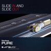 Paul Neuhaus PURE-MOTO Pendant Light LED brass, 3-light sources, Remote control
