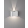 Fischer & Honsel Wall Wall Light LED silver, 2-light sources