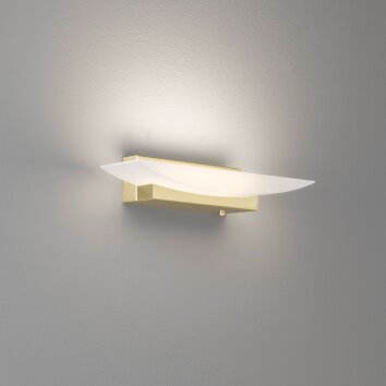 Fischer & Honsel Bowl TW Wall Light LED brass, 1-light source