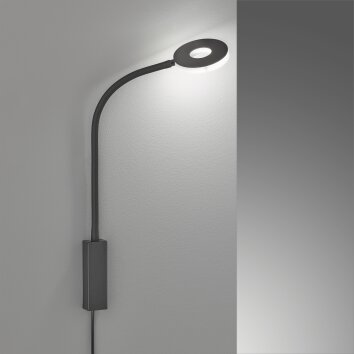 Fischer & Honsel Cama Wall Light LED black, 1-light source