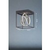 Fischer & Honsel Gisi Ceiling Light LED black, 1-light source, Remote control