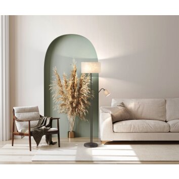 Fischer & Honsel Lotti Floor Lamp black, 3-light sources
