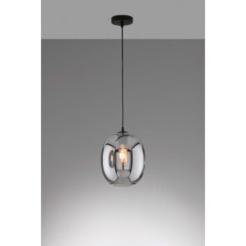 Fischer & Honsel Nayla Pendant Light black, 1-light source