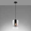 Fischer & Honsel Samu Pendant Light black, 1-light source