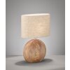 Fischer & Honsel Tobse Table lamp Wood like finish, 1-light source
