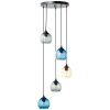 Brilliant Amiri Pendant Light black, 5-light sources