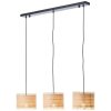 Brilliant Raffy Pendant Light black, 3-light sources