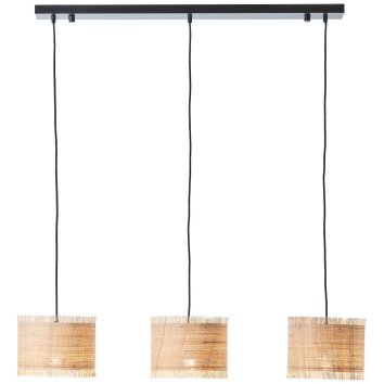 Brilliant Raffy Pendant Light black, 3-light sources