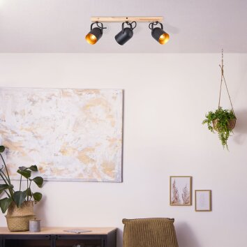 Brilliant Tronte Ceiling Light Ecru, 3-light sources