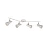 Trio Steam Ceiling Light Antique, white, 4-light sources