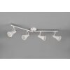 Trio Steam Ceiling Light Antique, white, 4-light sources
