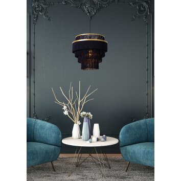 Lucide EXTRAVAGANZA FRILLS Pendant Light gold, brass, 1-light source