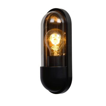 Lucide CAPSULE Outdoor Wall Light black, 1-light source