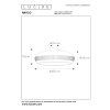 Lucide RAYCO Ceiling Light grey, 1-light source