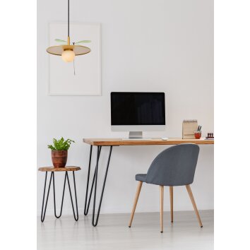 Lucide TOPHER Pendant Light gold, brass, 1-light source