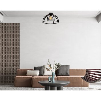 Lucide DIKRA Ceiling Light black, 1-light source