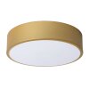 Lucide UNAR Ceiling Light LED gold, brass, 1-light source