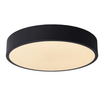 Lucide UNAR Ceiling Light LED black, 1-light source