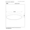 Lucide UNAR Ceiling Light LED gold, brass, 1-light source