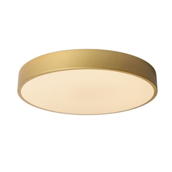 Lucide UNAR Ceiling Light LED gold, brass, 1-light source