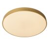 Lucide UNAR Ceiling Light LED gold, brass, 1-light source