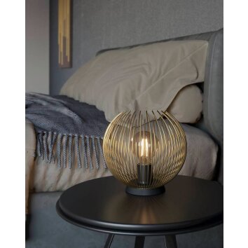 Eglo VENEZUELA Table lamp gold, black, 1-light source