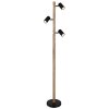 Globo HERTI Floor Lamp brown, black, 3-light sources