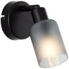 Brilliant Loralie Wall Light black, 1-light source