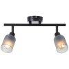 Brilliant Loralie Ceiling Light black, 2-light sources
