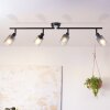 Brilliant Loralie Ceiling Light black, 4-light sources