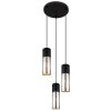 Globo ANNIKA Pendant Light black, 3-light sources