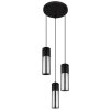 Globo ANNIKA Pendant Light black, 3-light sources
