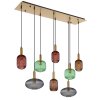 Globo NORMY Pendant Light gold, 8-light sources